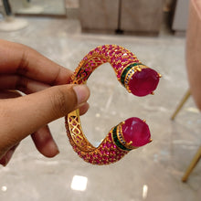 Load image into Gallery viewer, Gold Ruby Bracelet