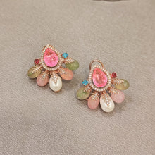 Load image into Gallery viewer, Pink fashionable earrings