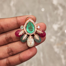 Load image into Gallery viewer, Green earrings