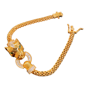 Panther Gold Chain Bracelet
