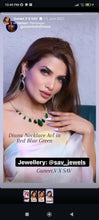 Load image into Gallery viewer, The Diana Emerald Diamond Necklace Set