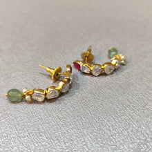 Load image into Gallery viewer, polki bali earrings