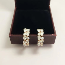 Load image into Gallery viewer, Silver Swarovski Bali