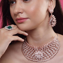 Load image into Gallery viewer, Rose Gold Diamond Pearl Chokher
