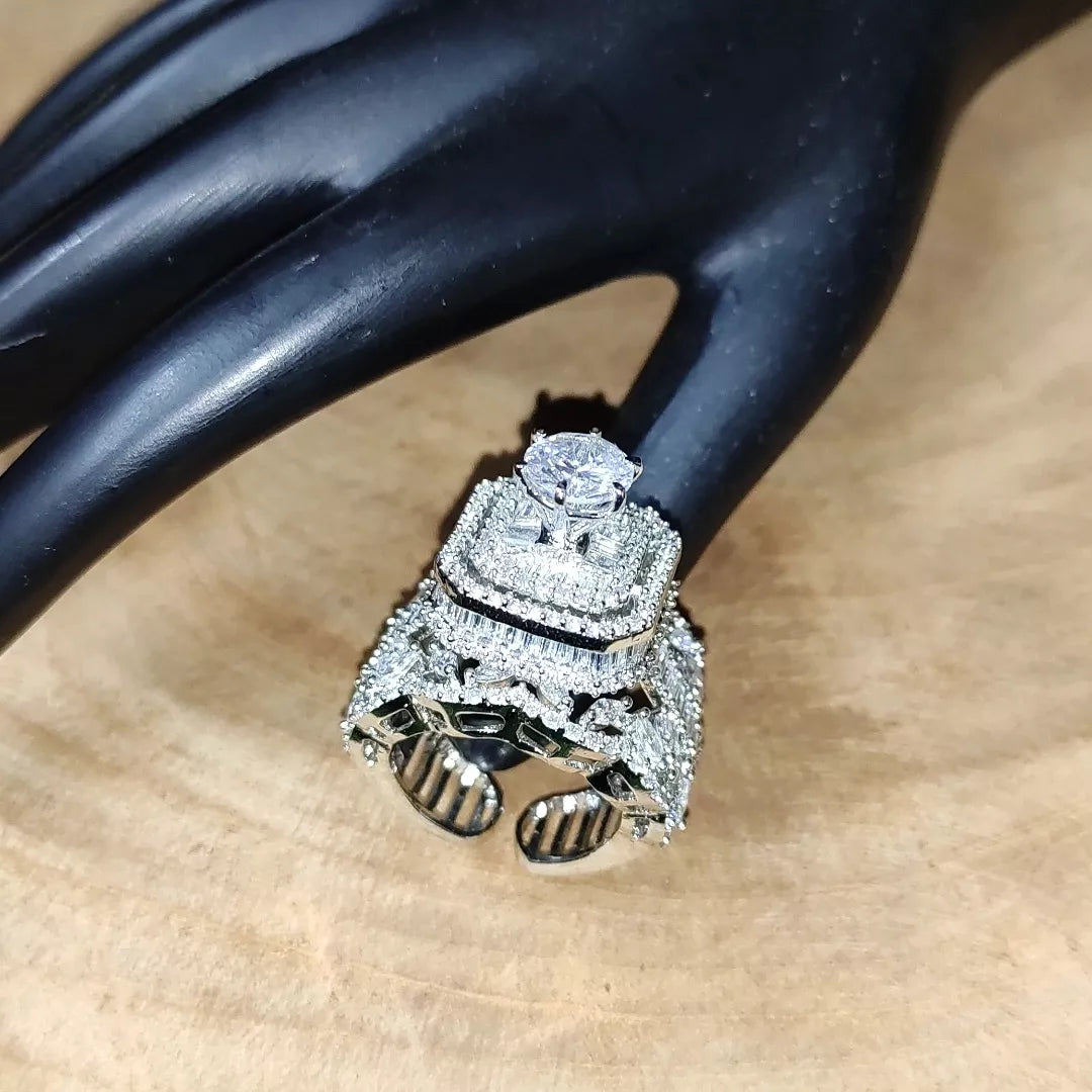 Solitaire Cocktail Ring Elegant Statement Sav Jewels SAV JEWELS