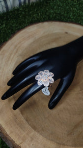 Floral Ring in Sterling Silver