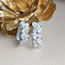 Load image into Gallery viewer, Silver Swarovski Bali