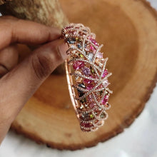 Load image into Gallery viewer, Multicolored Bracelet in Rose Plating