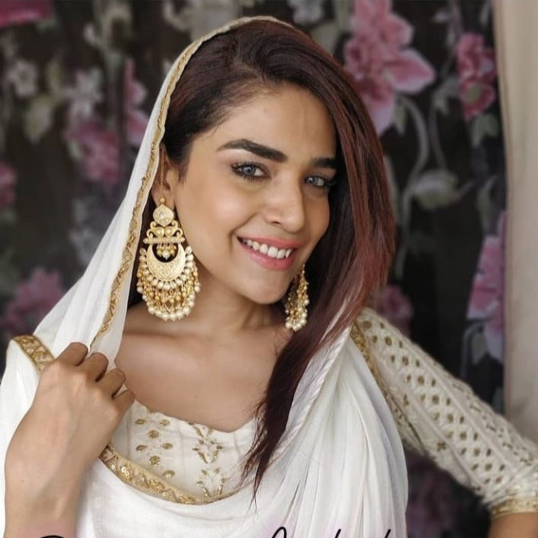 Long earrings online for lehenga