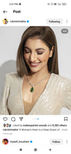Load image into Gallery viewer, Emerald Necklace in Gold Plating