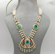 Load image into Gallery viewer, Multi colored Navratan Necklace
