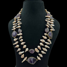 Load image into Gallery viewer, Baroque Mala with Amethyst (ISHAS)
