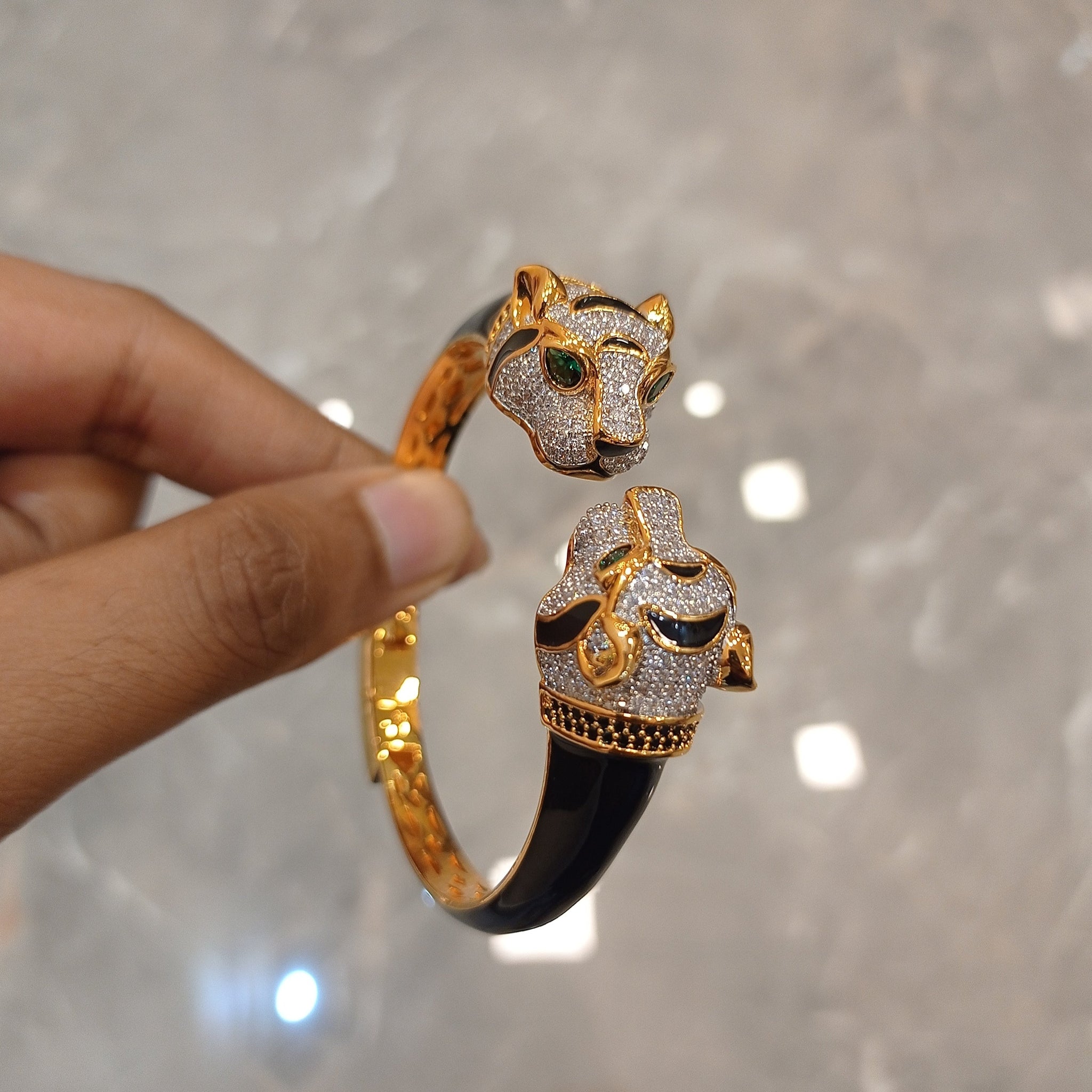 Gold Panther Bracelet - 117 For Sale on 1stDibs | panther gold bracelet, panther  bracelet gold, 14k gold panther bracelet