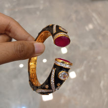 Load image into Gallery viewer, ruby gold bracelet
