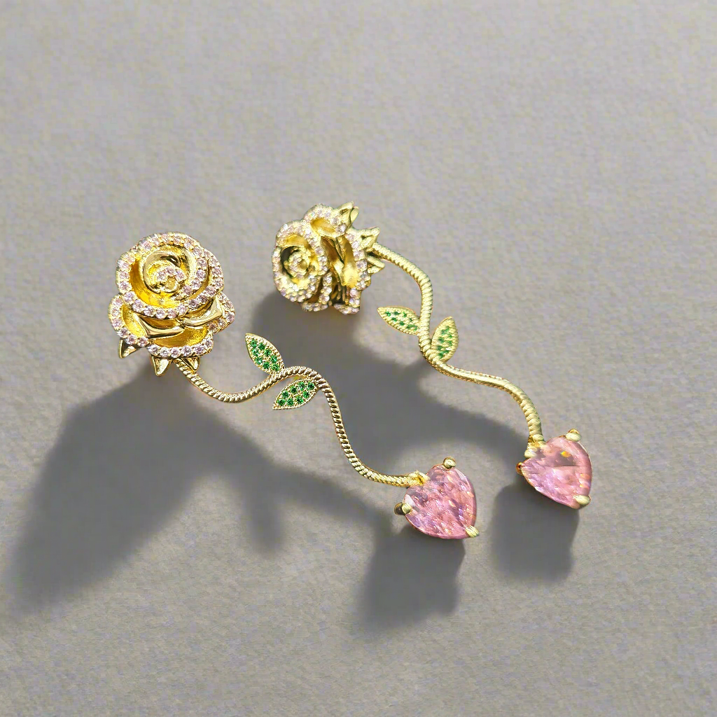 Multicolored Flower Earrings