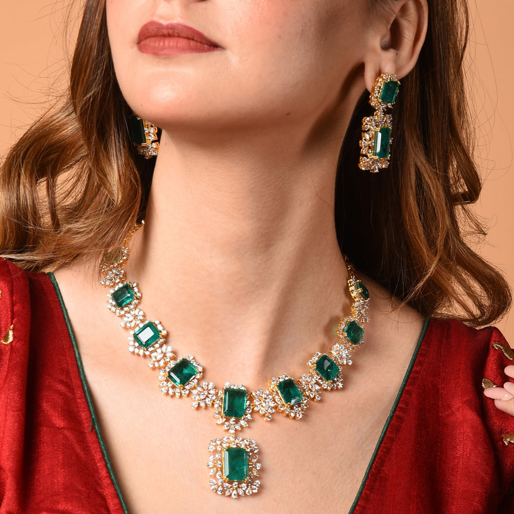 emerald necklace