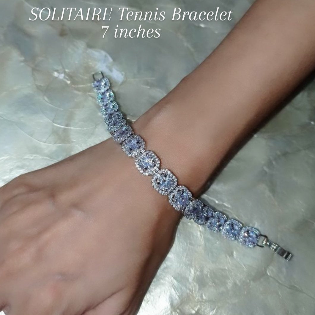Buy Dusk Till Dawn Solitaire Bracelet In 925 Silver from Shaya by CaratLane