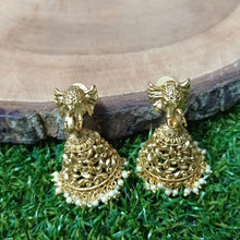 Load image into Gallery viewer, Ganesha Temple Earrings
