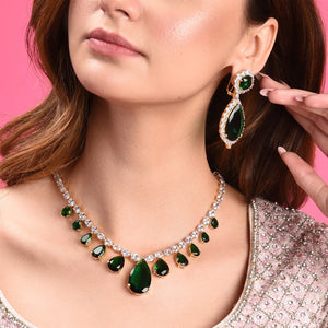 Diana Emerald Set Best Selling Elegance Sav Jewels SAV JEWELS