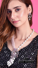 Load image into Gallery viewer, Rose Antique Pendent with Beaded Mala
