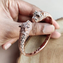 Load image into Gallery viewer, Panther Rose Gold Bracelet 
