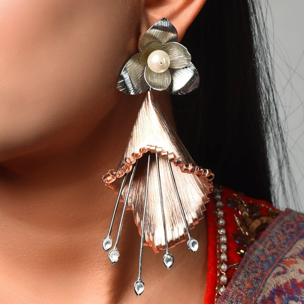 Long Sleek Western Earrings  Asian Arts