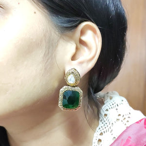 Antique Meena Earrings